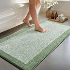 70x24 Long Bathroom Rugs Washable Non Slip, Soft Absorbent Quick Dry Mats by Unknown