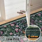 10x12 Area Rugs for Living Room: Floral Washable Rug Vintage Large Soft Boho - Image 8