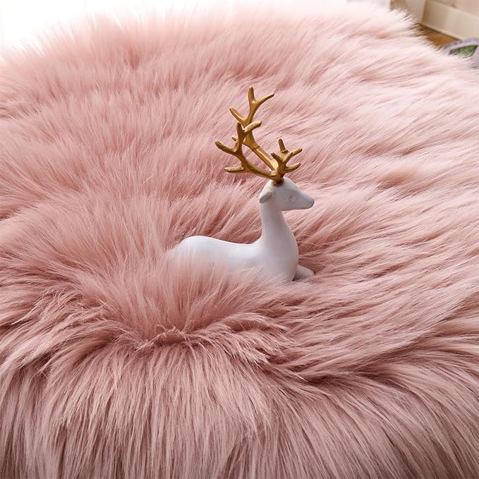 Arbosofe Ultra Soft Faux Fur Rug, Area Rugs, Kids Room Decor, 2 x 6 Feet - Image 4