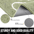 Smiry Dog Door Mat for Muddy Paws, Absorbent Dirt Trapper Non Slip Quick Dry - Image 3