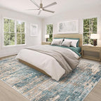 8x10 Area Rugs for Living Room, Washable Modern Abstract Large Area Rug Neutral - Image 4