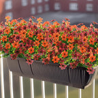 Homsunny Artificial Fall Flowers for Outdoor Planters Fake Mums Home Decor
