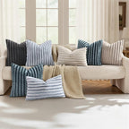 decorUhome Cozy Faux Fur Throw Pillow Covers 20x20 Set of 2 Decorative Soft - Image 5
