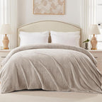 Exclusivo Mezcla Fleece Bed Blanket Twin Size, Super Soft and Warm Blankets - Image 3