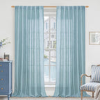 LAMIT 102 Inches Long Linen Curtains by LAMIT