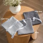 Bedsure King Comforter Set Prewashed Soft Bedding Set 3Pcs Grey 104"x90"