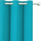 LEMOMO Teal Blackout Curtains 40 x 63 Inch Length/Set of 2 Curtain - Image 7