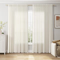 Extra Wide 100 Inch Linen Curtains by Nanspring