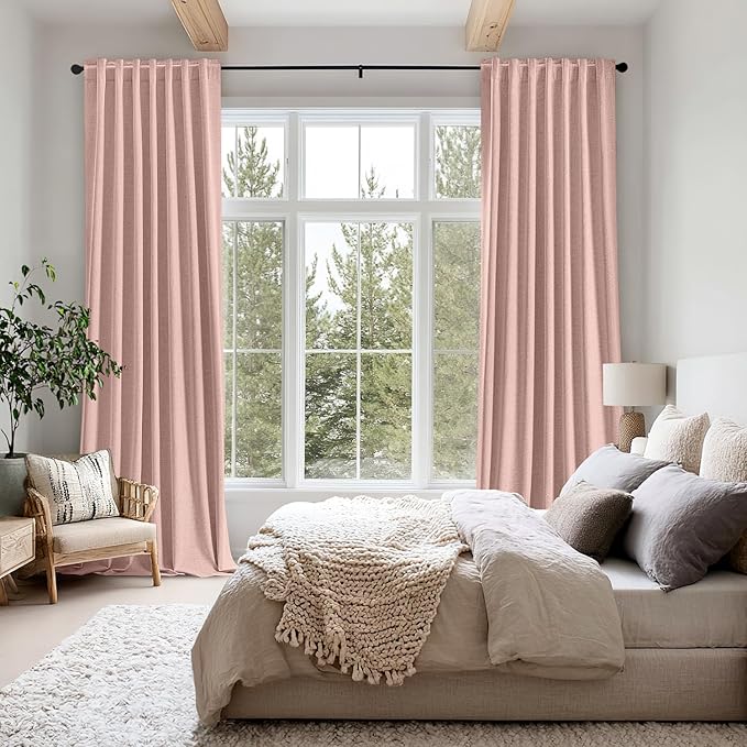 MIULEE 100% Blackout Linen Curtains - Image 8
