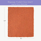 Bigacogo Chunky Knit Throw Blanket - Image 2