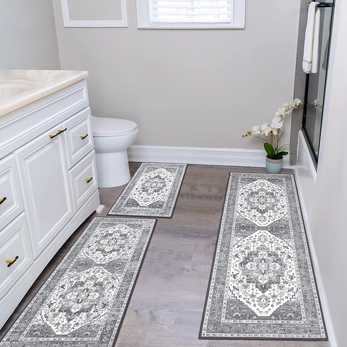 HEBE Boho Kitchen Rug Sets 3 Piece - Image 8