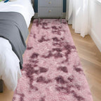 Tie-Dyed Blush 2x8 Machine Washable Runner Rugs - Image 3