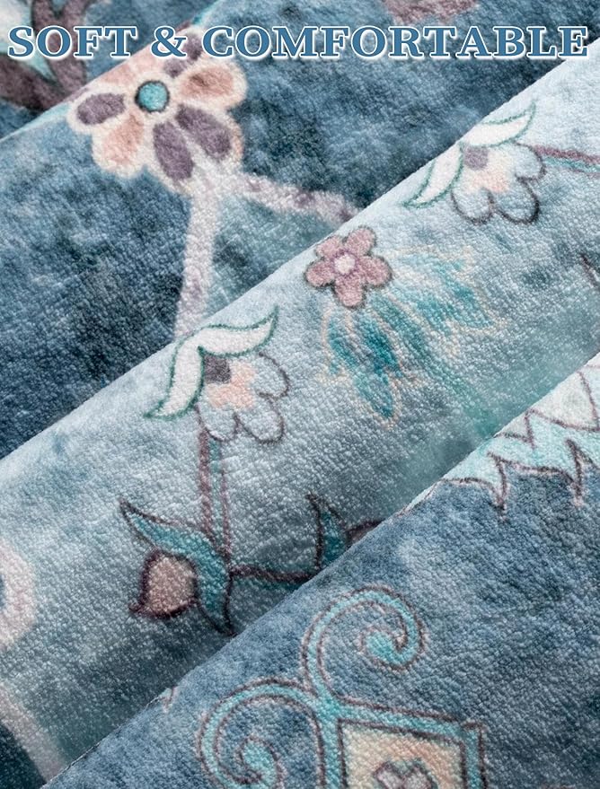 SERISSA Boho Washable Runner Rug - Image 4