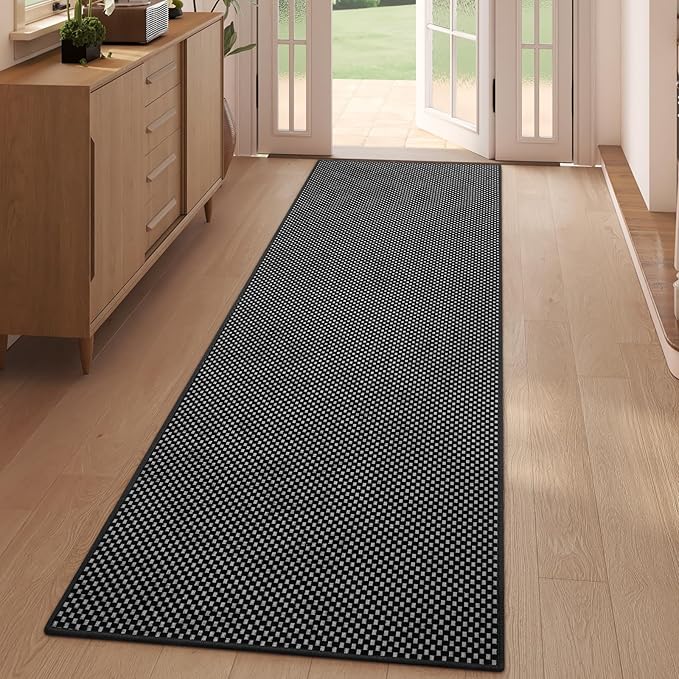 YDKGL 2x6 ft Kitchen Runner Rug Mat Non Slip Boho Woven Hallway Runner Washable - Image 3