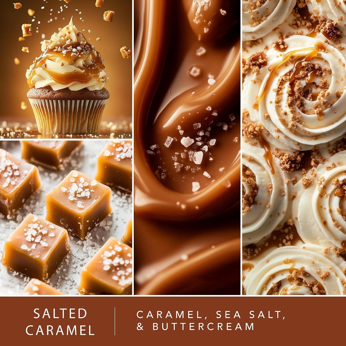 ScentSationals Salted Caramel Buttercream Scented Fall Wax Melts 10oz