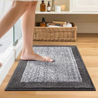 Bathroom Rugs 24x17 Non Slip Washable, Soft Absorbent Quick Dry Mats - Image 3