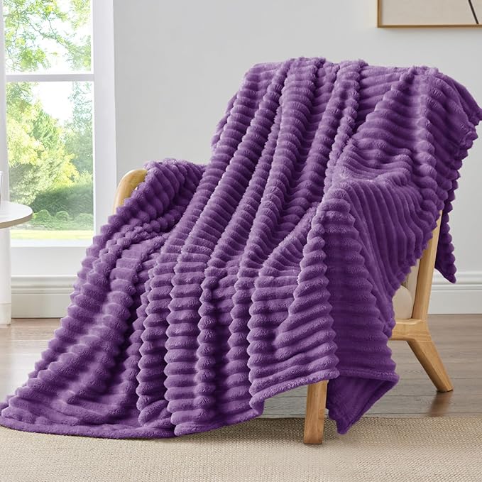 BEDELITE Fleece Throw Blanket for Couch by BEDELITE