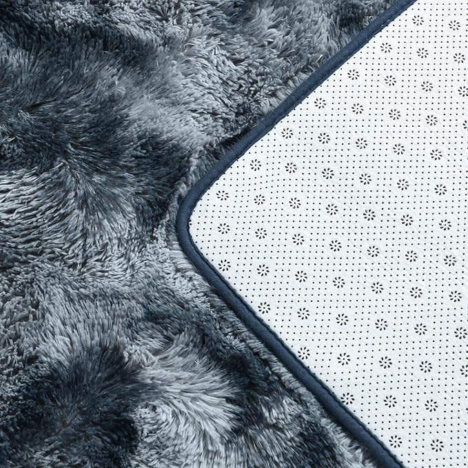 Deerhoo Shag Area Rug, 4 X 6 Tie-Dyed Plush Fuzzy Rugs - Image 6