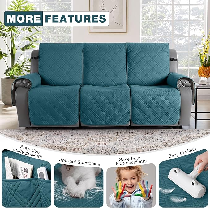 TAOCOCO 100% Waterproof Recliner Sofa Cover, Non Slip Split Couch Covers - Image 6