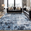Rugflix 6x9 Area Rugs for Living Room, Washable Large Rug Stain-Resistant Low by RugflixAreaRugs
