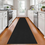 KOZYFLY Long Runners for Hallways 2x12 ft Washable Kitchen Runner Non Slip - Image 2