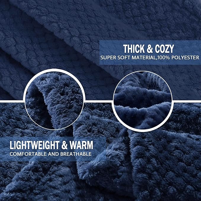 Exclusivo Mezcla Fleece Throw Blanket Extra Large, Super Soft and Warm Blankets - Image 6