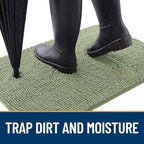 OLANLY Dog Door Mat for Muddy Paws 47x32, Absorbs Moisture and Dirt, Absorbent - Image 2