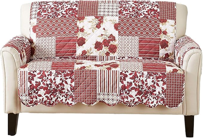 Great Bay Home Reversible Patchwork Loveseat Cover by GreatBayHome