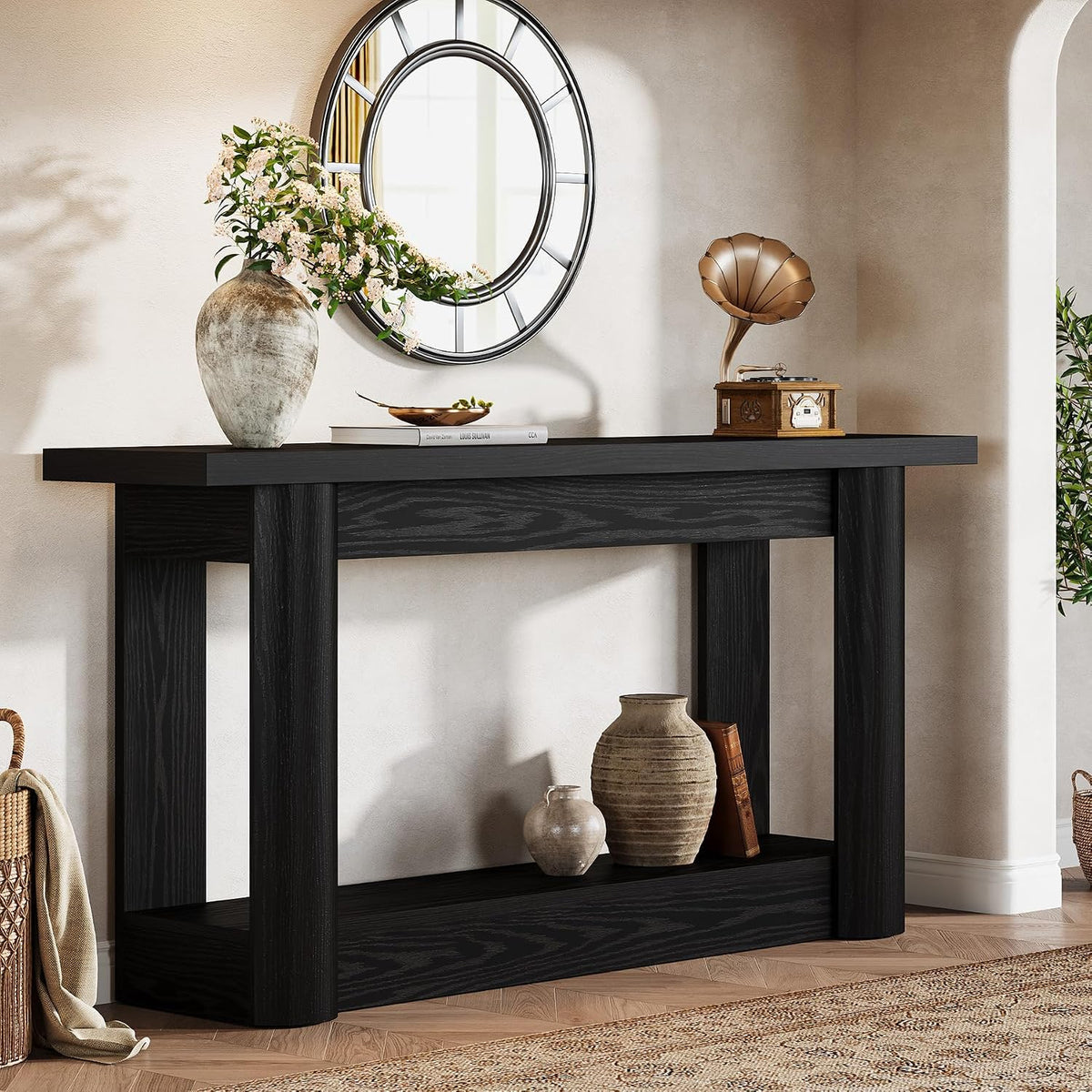 Tribesigns 63" Modern Console Table, Narrow Long Sofa Table Behind Couch