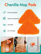 Microfiber Duster Kit, Duster for Cleaning with Long Handle (14PCS)