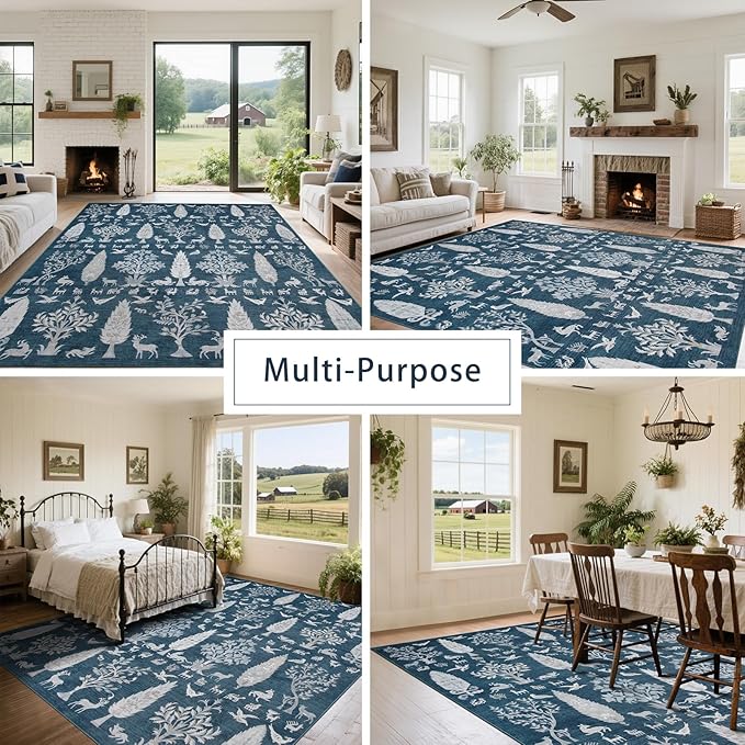 Washable Rugs 8x10 Area Rugs for Living Room, Dining Room- Large Ultra Soft - Image 5