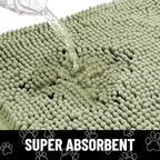 Smiry Dog Door Mat for Muddy Paws, Absorbent Dirt Trapper Non Slip Quick Dry - Image 5