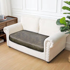 Leather Look Couch Cushion Covers Sofa Seat Slipcovers Sets Couches Furniture - Image 7