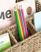 Mail Organizer Countertops, Desk Organizer Bills Organizer, Mail Sorters Organizers, Pencil Holder Magazine File Holder, Desk Organizer and Accessories(Seagrass)