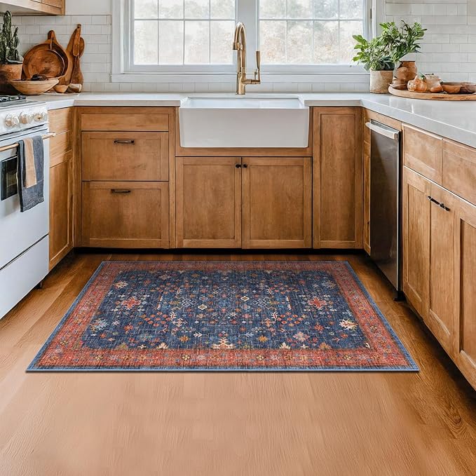 Washable Kitchen Rugs, 3x4 Area Rug by HazoHaus