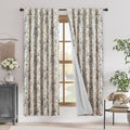 jinchan Blackout Floral Curtains by JINCHAN