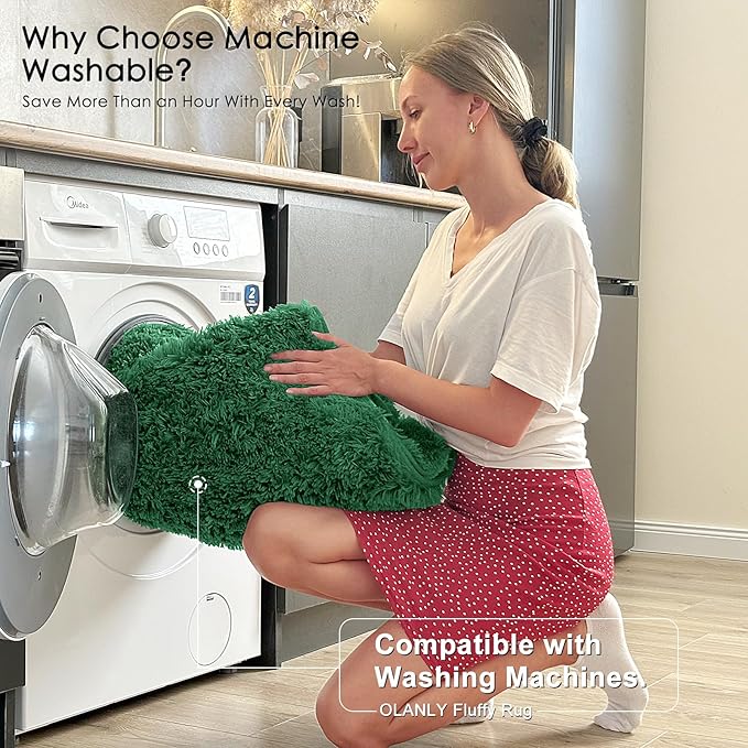 OLANLY 2x8 Machine Washable Runner Rugs - Image 2
