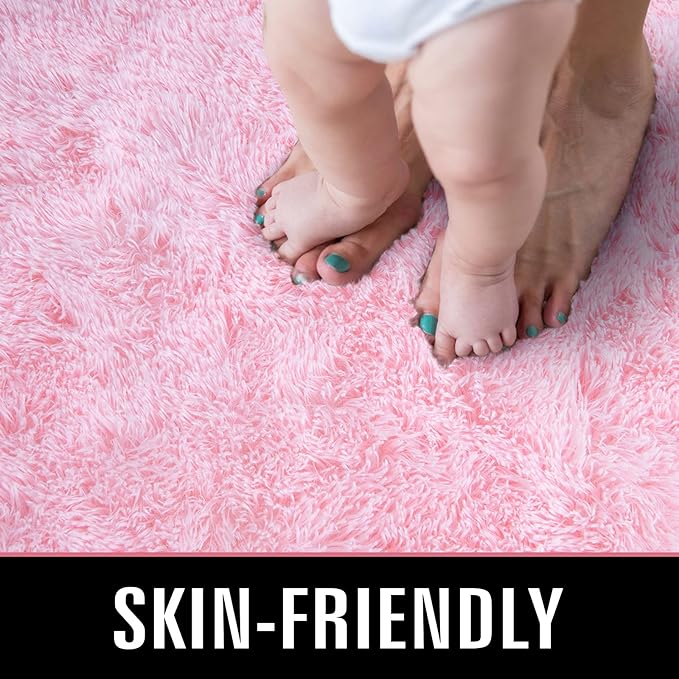 TWINNIS Super Soft Shaggy Rugs Fluffy Carpets, 4x5.9 Feet, Indoor Modern Plush - Image 3