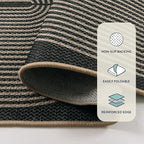 Lahome Enfys Modern Rainbow Kitchen Runner Rug, 2x8 Easy Jute Rug Runners - Image 5