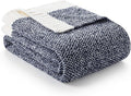 Snuggle Sac Navy Throw Blanket for Couch, Oversized Throw XL Super Soft Warm by SnuggleSac