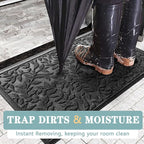 Bulijojo Sturdy Front Entrance Doormats, Durable Heavy Duty Welcome Mat - Image 5