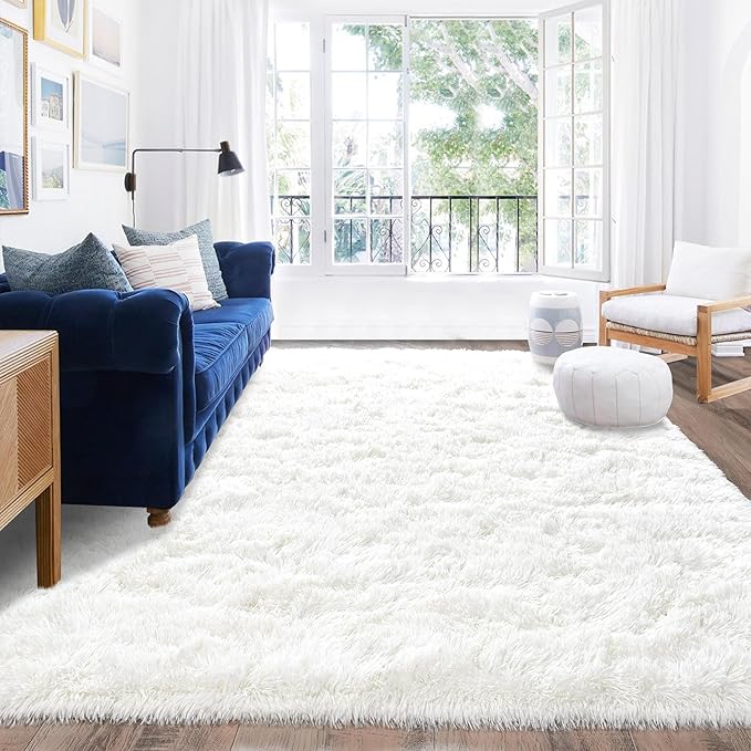 Rugs for Living Room 5x7, Soft Shaggy Modern Shag Area Rug for Bedroom - Image 7