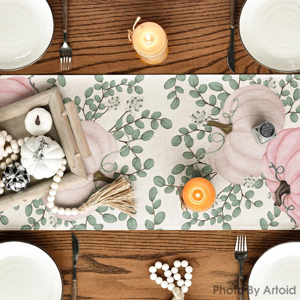 Artoid Mode 210 GSM Fall Table Runner Home Party Decor 13x120 Inch