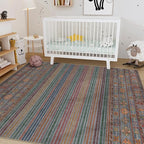 Nakagishi 6X9 Area Rugs Living Room: Washable Large Vintage Rug Neutral - Image 8