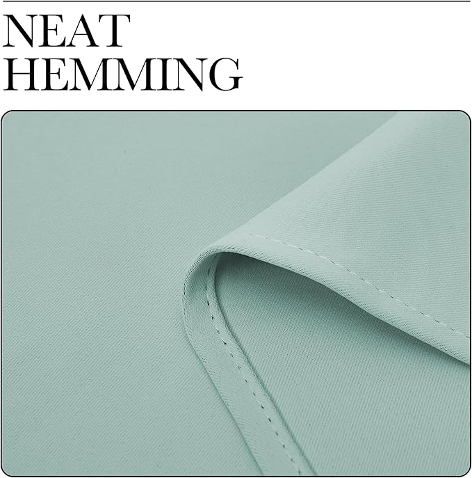 NICETOWN RV Blackout Curtains for Camper Windows, Aqua Blue, Kitchen Curtains - Image 6