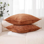HPUK Fall Chenille Soft Throw Pillow Covers 18x18 Set of 2, Accent Cushion - Image 4