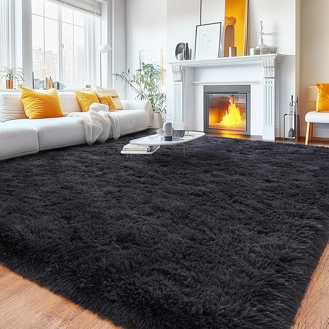 Rugs for Living Room 8x10, Soft Shaggy Modern Shag Area Rug for Bedroom - Image 6