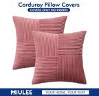 MIULEE Cranberry Red Decorative Throw Pillow Covers 18x18 Inch - Image 6