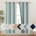 NICETOWN 100% Absolutely Blackout Linen Curtains by NICETOWN