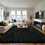 LOCHAS Ultra Soft Indoor Modern Area Rugs Fluffy Living Room Carpets by LOCHAS